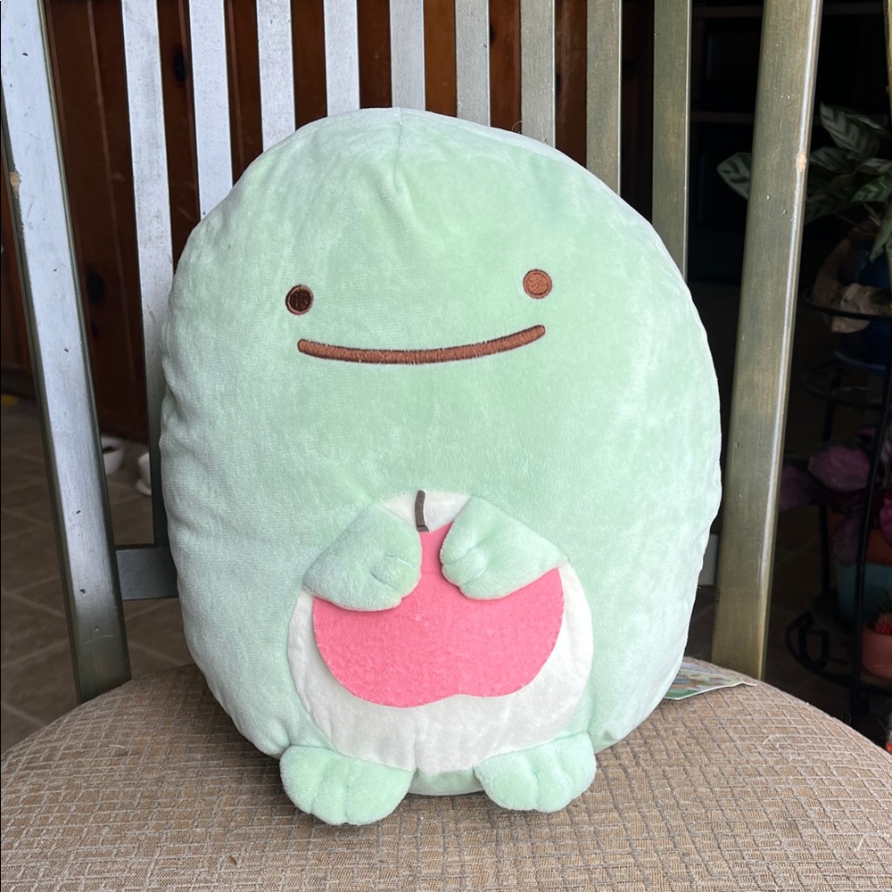 Sumikko gurashi Real Tokage with Apple 12” NWT